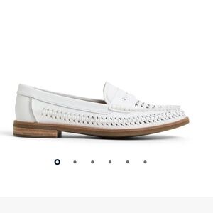 Seaport Woven Loafer — White Women’s Loafer